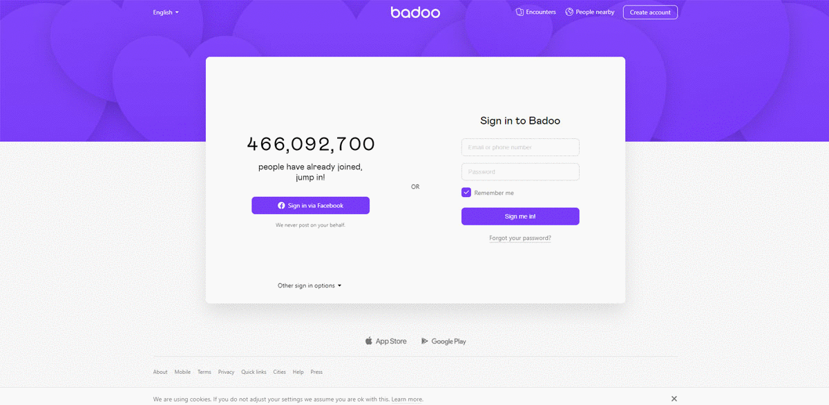 Badoo users average age